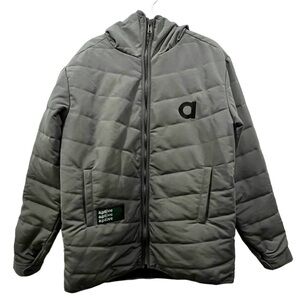 APTIVE Gray Hooded Ski Jacket